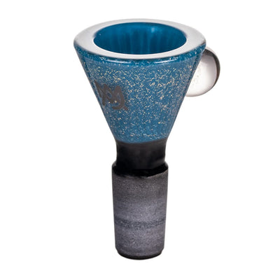 MJ Arsenal 14mm Dichro Marble Flower Bowl Light Blue