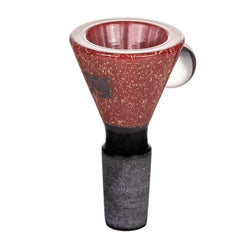 MJ Arsenal 14mm Dichro Marble Flower Bowl Red