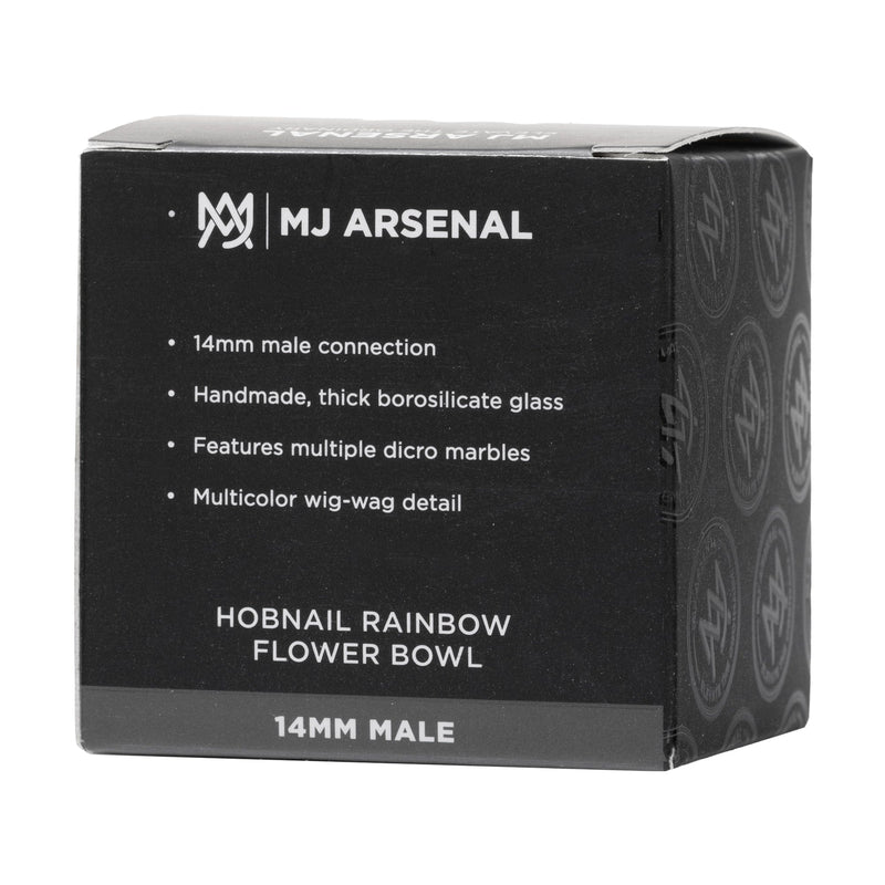 MJ Arsenal 14mm Hobnail Rainbow Flower Bowl