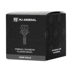 MJ Arsenal 14mm Hobnail Rainbow Flower Bowl