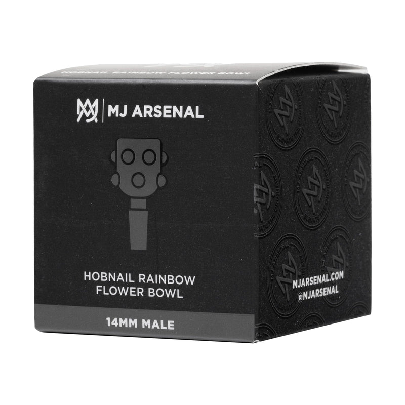 MJ Arsenal 14mm Hobnail Rainbow Flower Bowl