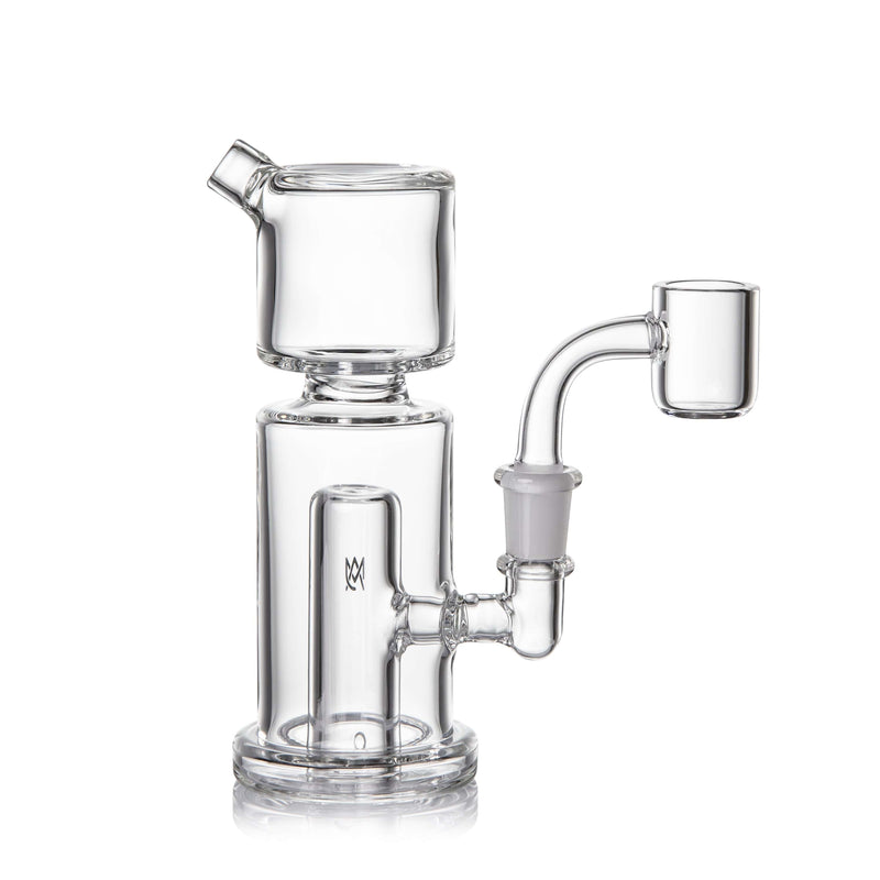 MJ Arsenal Column Mini Dab Rig with 10mm quartz banger, view 4