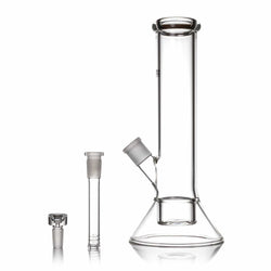 MJ Arsenal Laguna Bong, 11" glass beaker bong, view 4