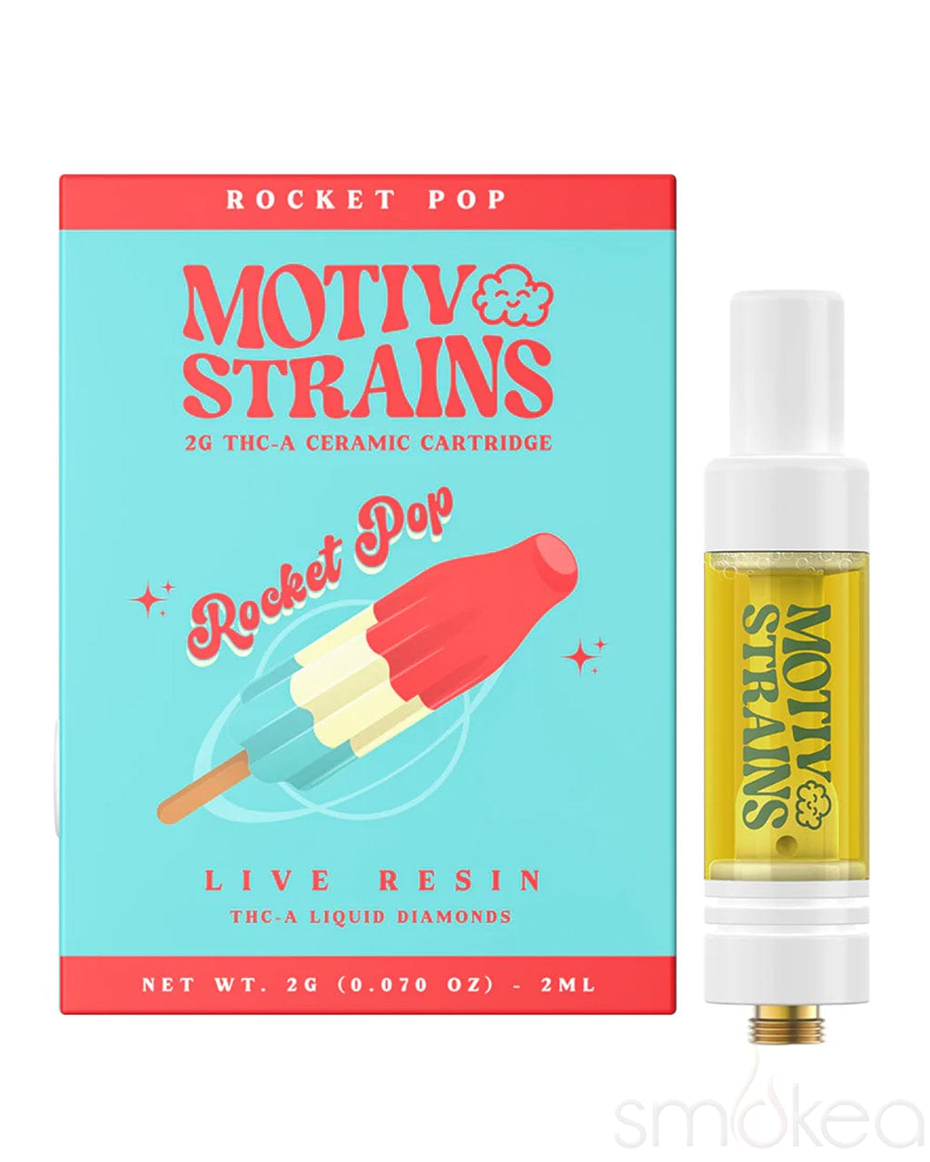 Motiv Strains 2g THCA Liquid Diamonds Cartridge - Rocket Pop