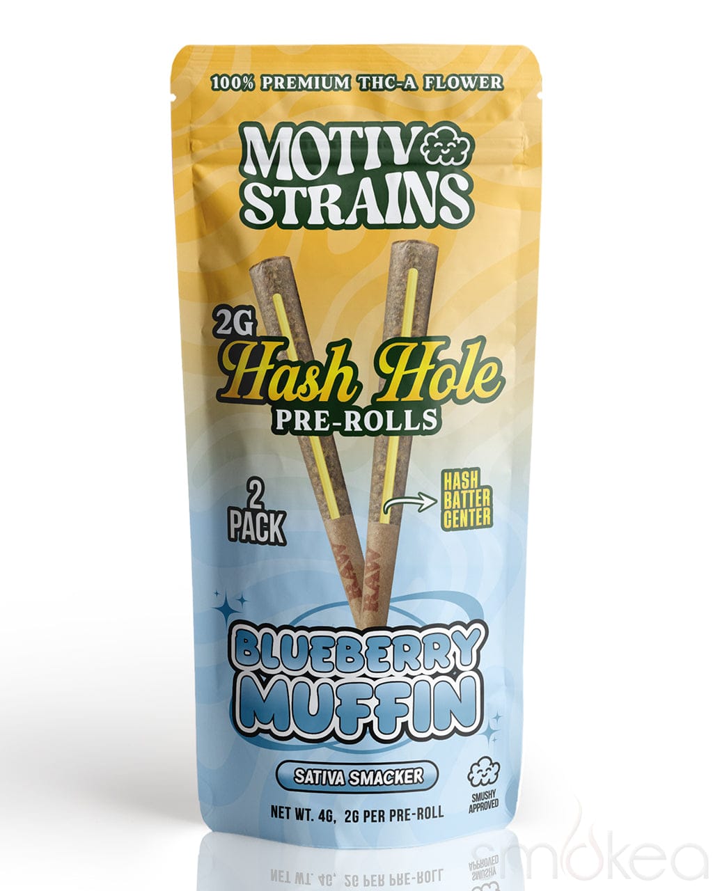 Motiv Strains THCA Hash Hole Pre-Rolls - Blueberry Muffin