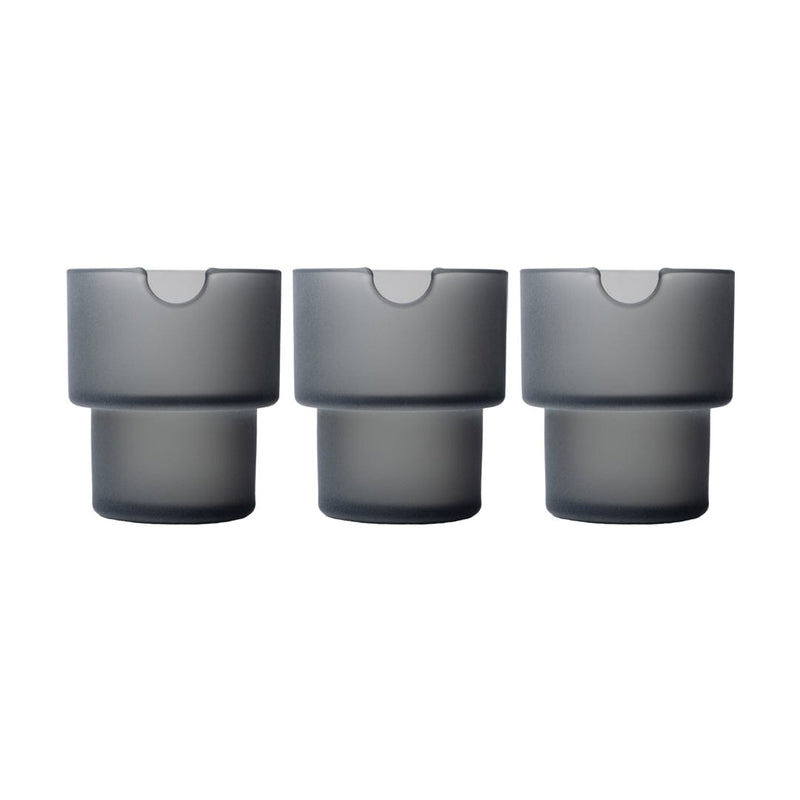 NWTN Home Flower Pots Ashtray Set Charcoal