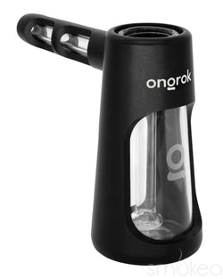 ONGROK Aluminum & Glass Bubbler Pipe Black