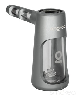 ONGROK Aluminum & Glass Bubbler Pipe Gunmetal