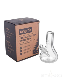 ONGROK Double Glass Wall Bong