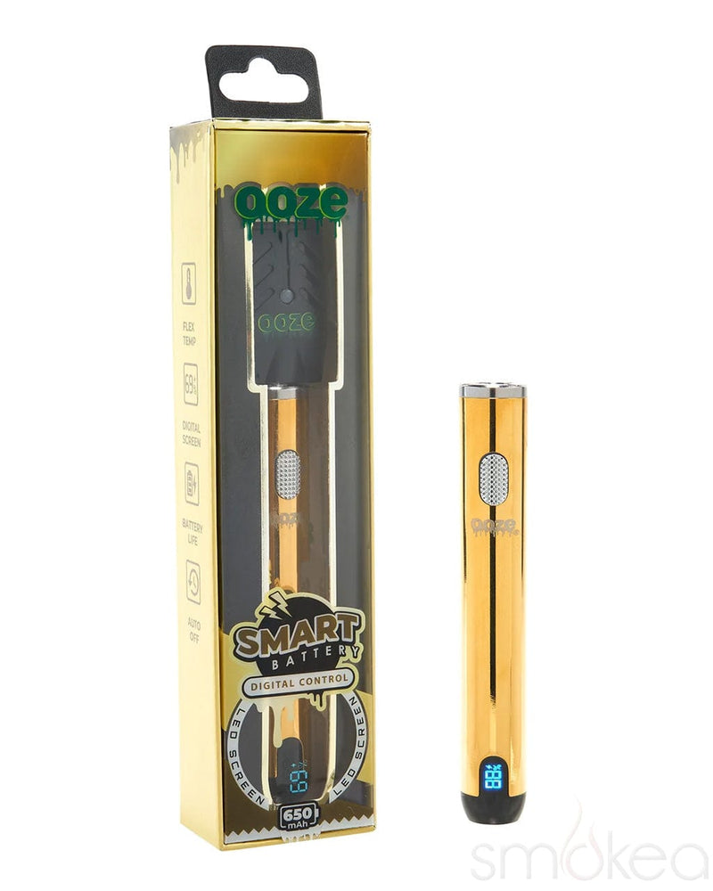 Ooze Smart Vape Pen Battery Gold