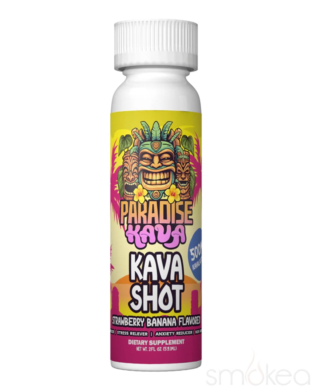 Paradise Kava 500mg Strawberry Banana Kava Shot