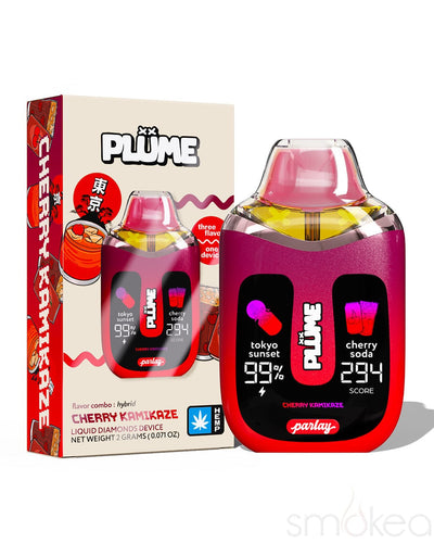 Plume Parlay 2g Liquid Live Diamonds Blend Vape - Cherry Kamikaze