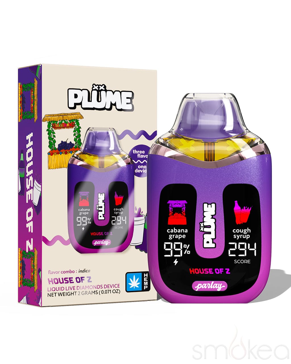 Plume Parlay 2g Liquid Live Diamonds Blend Vape - House of Z