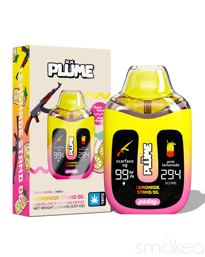 Plume Parlay 2g Liquid Live Diamonds Blend Vape - Lemonade Stand OG