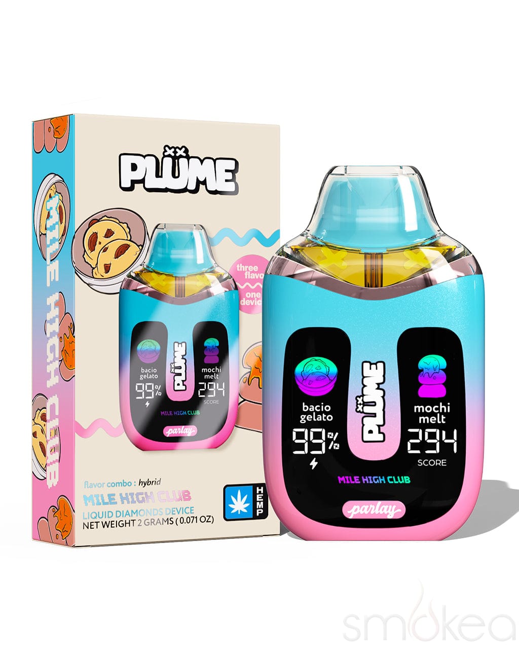 Plume Parlay 2g Liquid Live Diamonds Blend Vape - Mile High Club