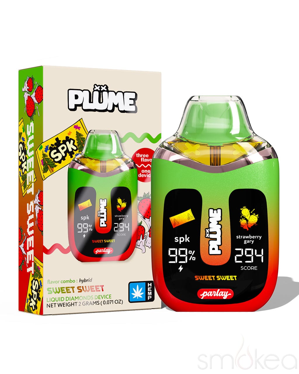 Plume Parlay 2g Liquid Live Diamonds Blend Vape - Sweet Sweet Plume Parlay 2g Liquid Live Diamonds Blend Vape - Sweet Sweet