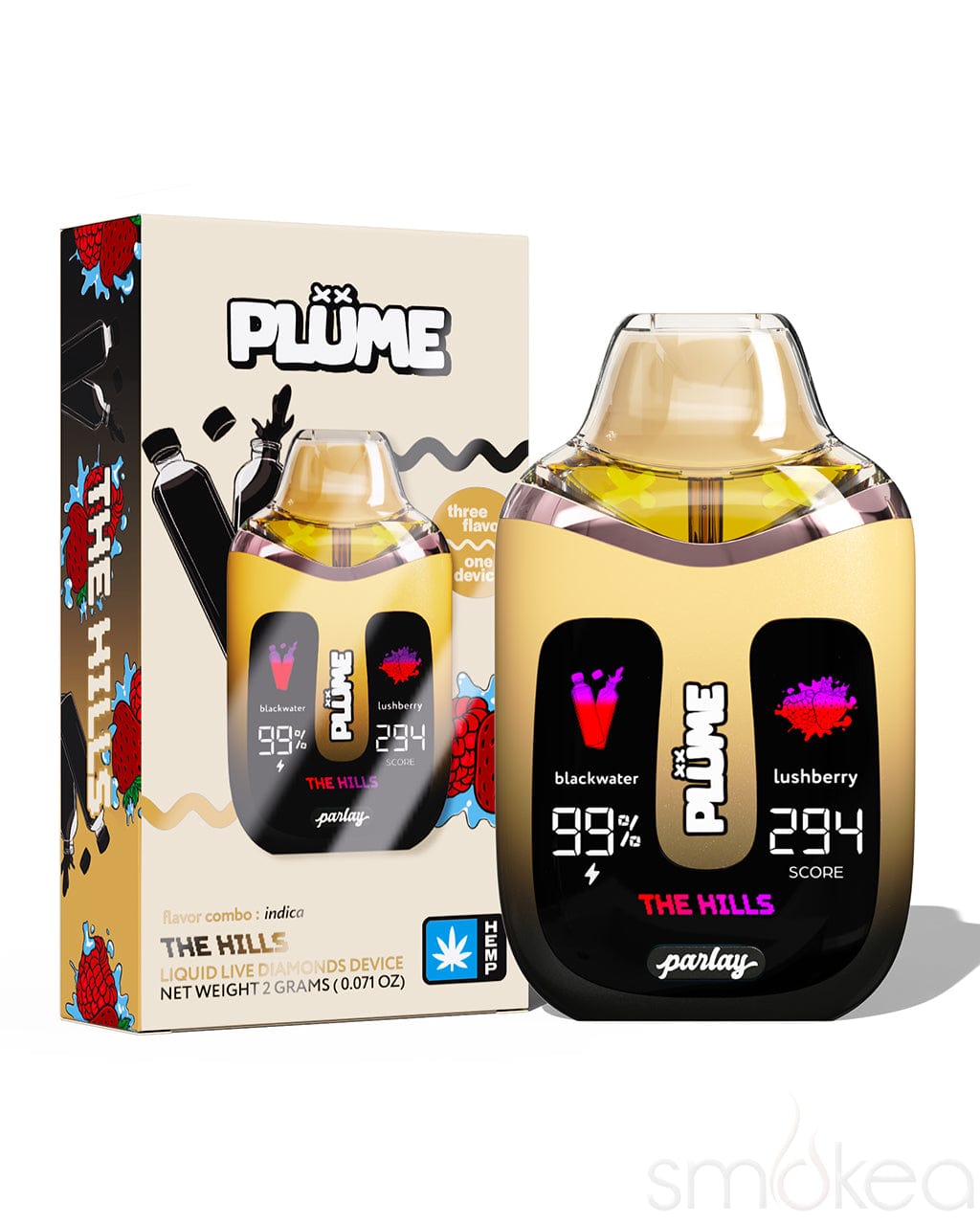Plume Parlay 2g Liquid Live Diamonds Blend Vape - The Hills