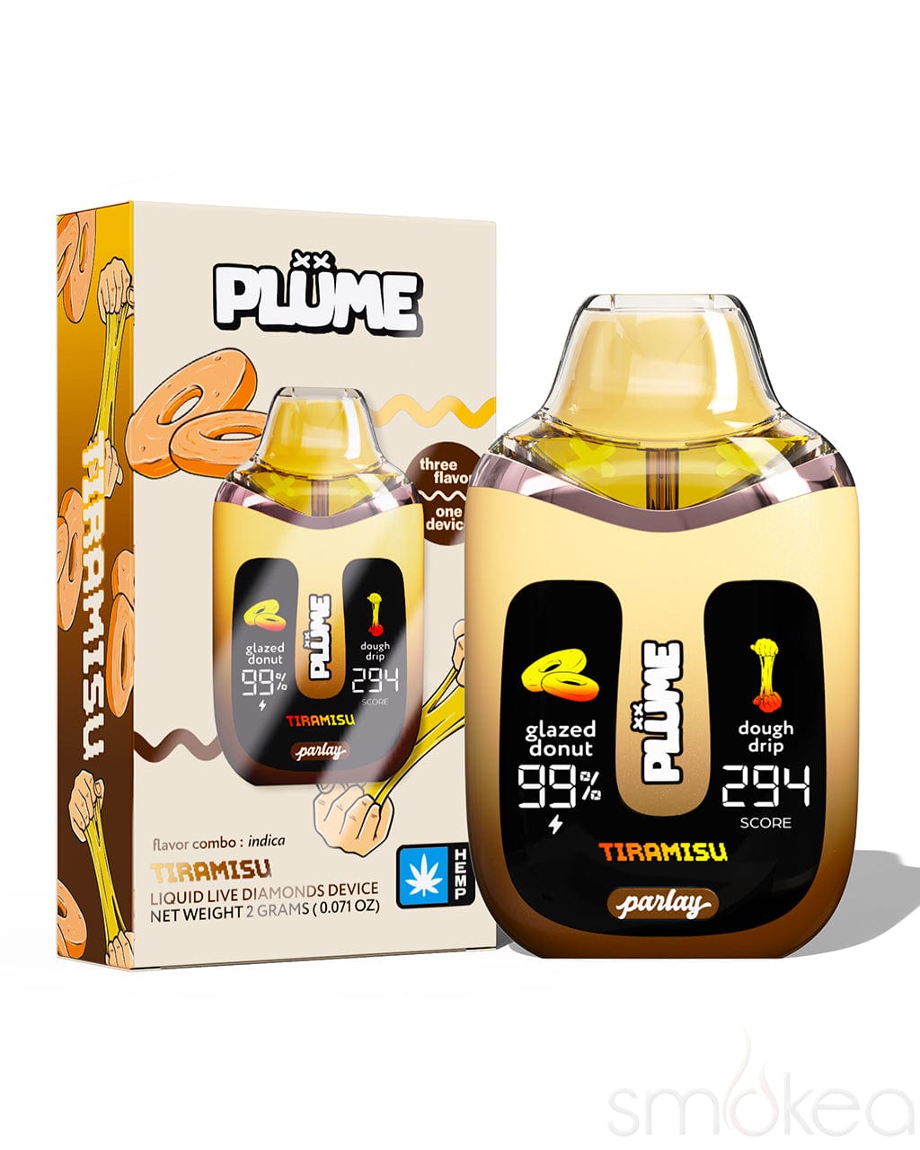 Plume Parlay 2g Liquid Live Diamonds Blend Vape - Tiramisu
