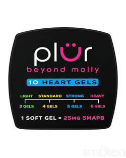 PLÜR Beyond Molly 5MAPB Heart Soft Gels Booster Pack