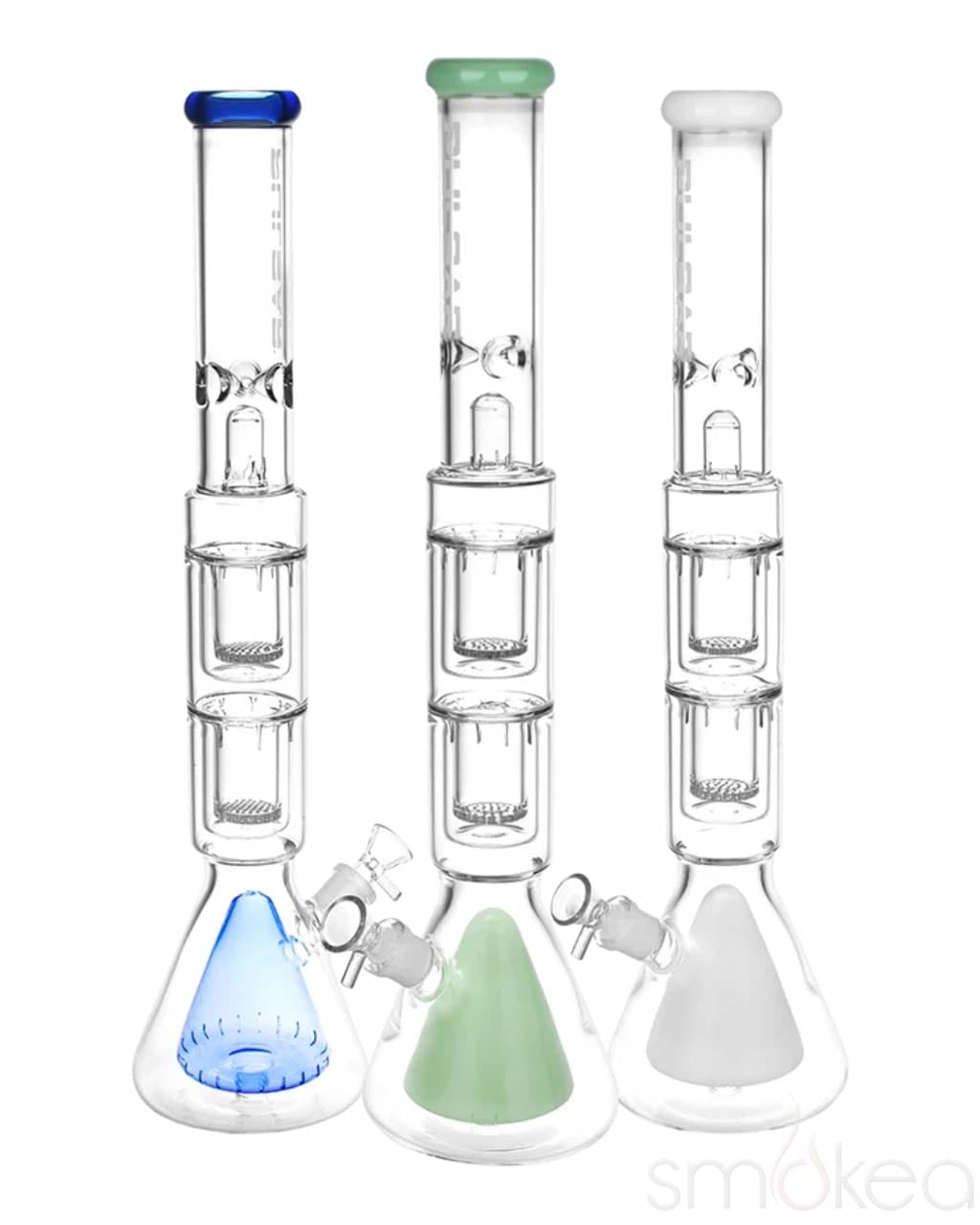 Pulsar 21" Quad Perc Beaker Bong