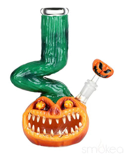 Pulsar Bent Neck Scary Pumpkin Bong