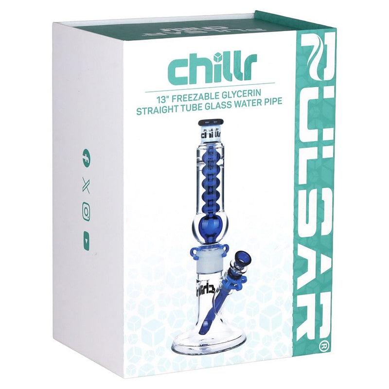 Pulsar Chillr Glycerin Straight Tube Bong