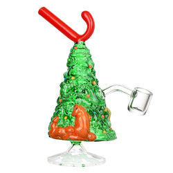 Pulsar Christmas Tree Candy Cane Dab Rig