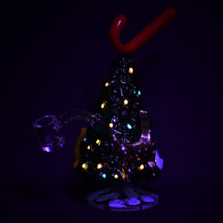 Pulsar Christmas Tree Candy Cane Dab Rig