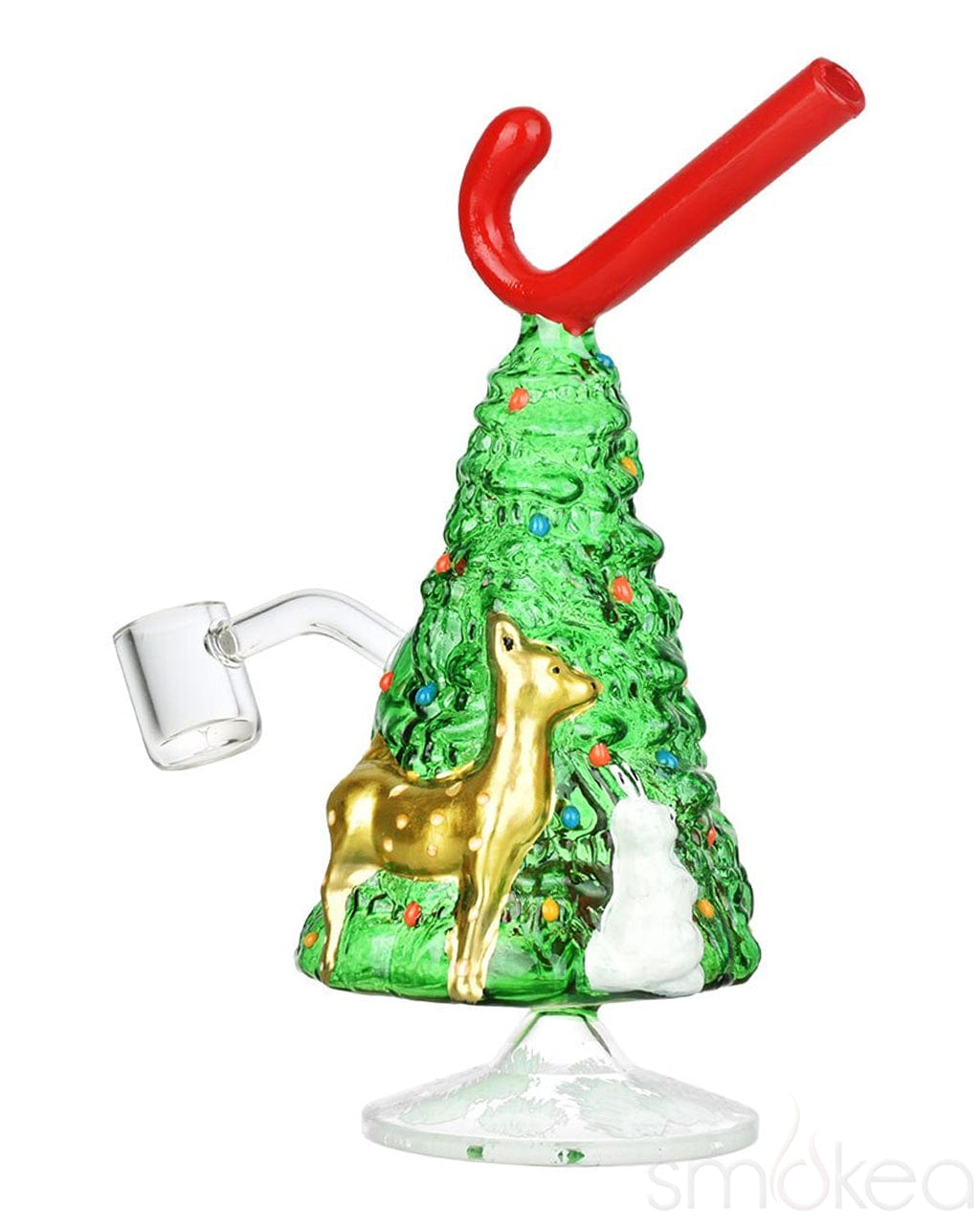 Pulsar Christmas Tree Candy Cane Dab Rig