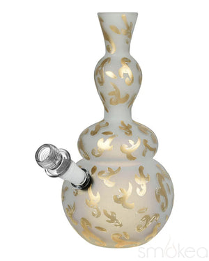 Pulsar Fleur-de-lis Frosted Soft Glass Bong