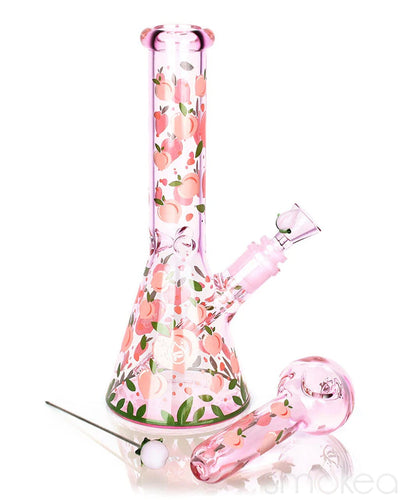 Pulsar Fruit Series Peaches & Cream Bong & Pipe Bundle