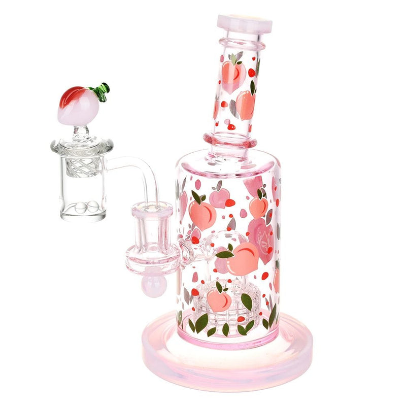 Pulsar Fruit Series Peaches & Cream Rig & Straw Bundle