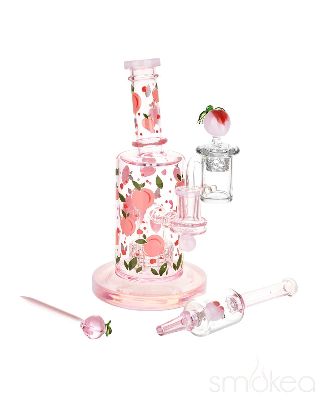 Pulsar Fruit Series Peaches & Cream Rig & Straw Bundle