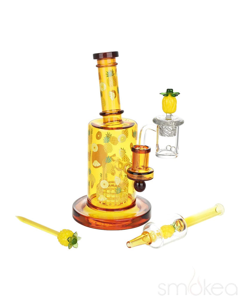 Pulsar Fruit Series Pineapple Express Rig & Straw Bundle