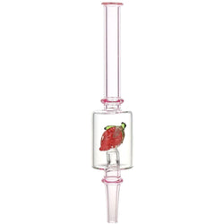 Pulsar Fruit Series Strawberry Cough Rig & Straw Bundle