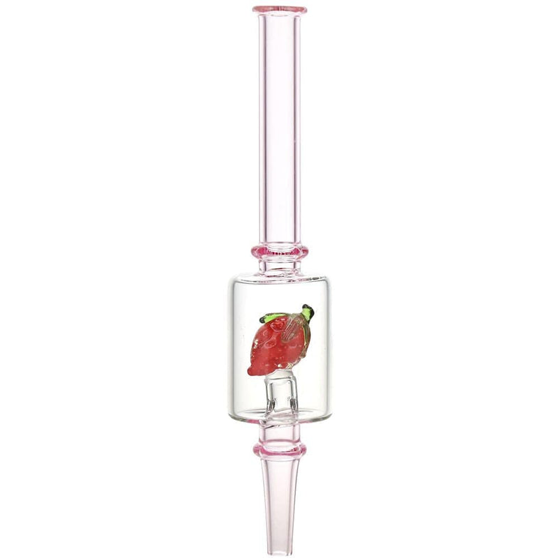 Pulsar Fruit Series Strawberry Cough Rig & Straw Bundle