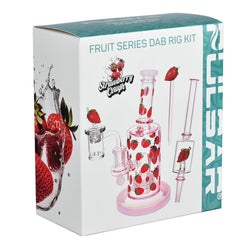 Pulsar Fruit Series Strawberry Cough Rig & Straw Bundle