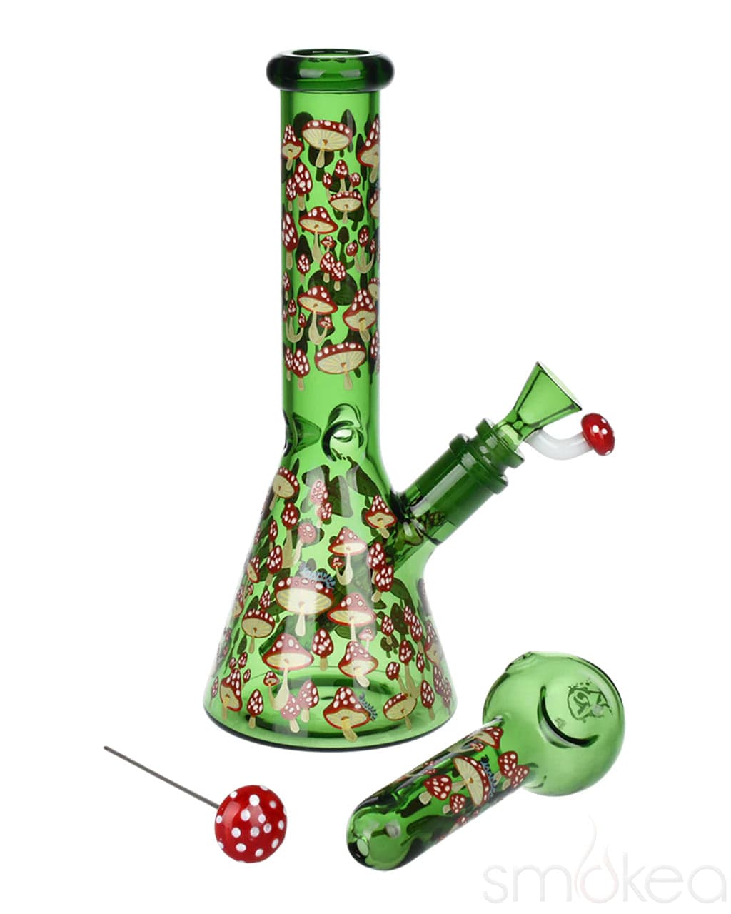 Pulsar Greatest Hits Series Shroomiez Bong & Pipe Bundle