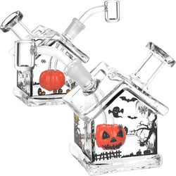 Pulsar Halloween House Glass Dab Rig