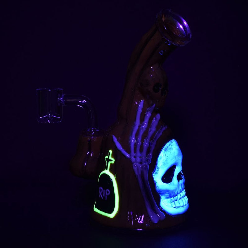 Pulsar Haunted Gourd Enamel on Glass Dab Rig