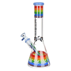 Pulsar Pride Glow Beaker Bong