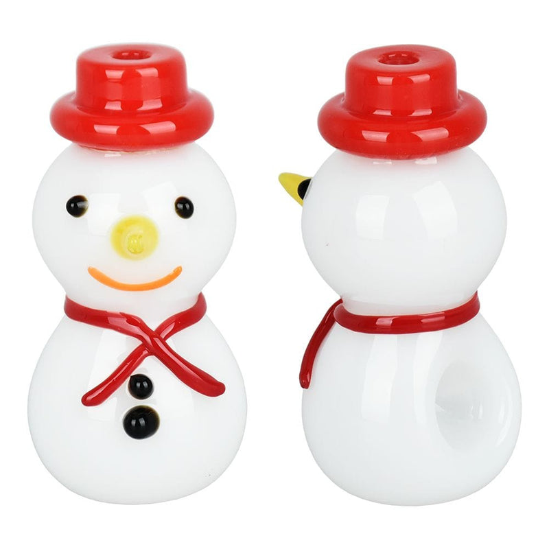 Pulsar Snowman Glass Hand Pipe