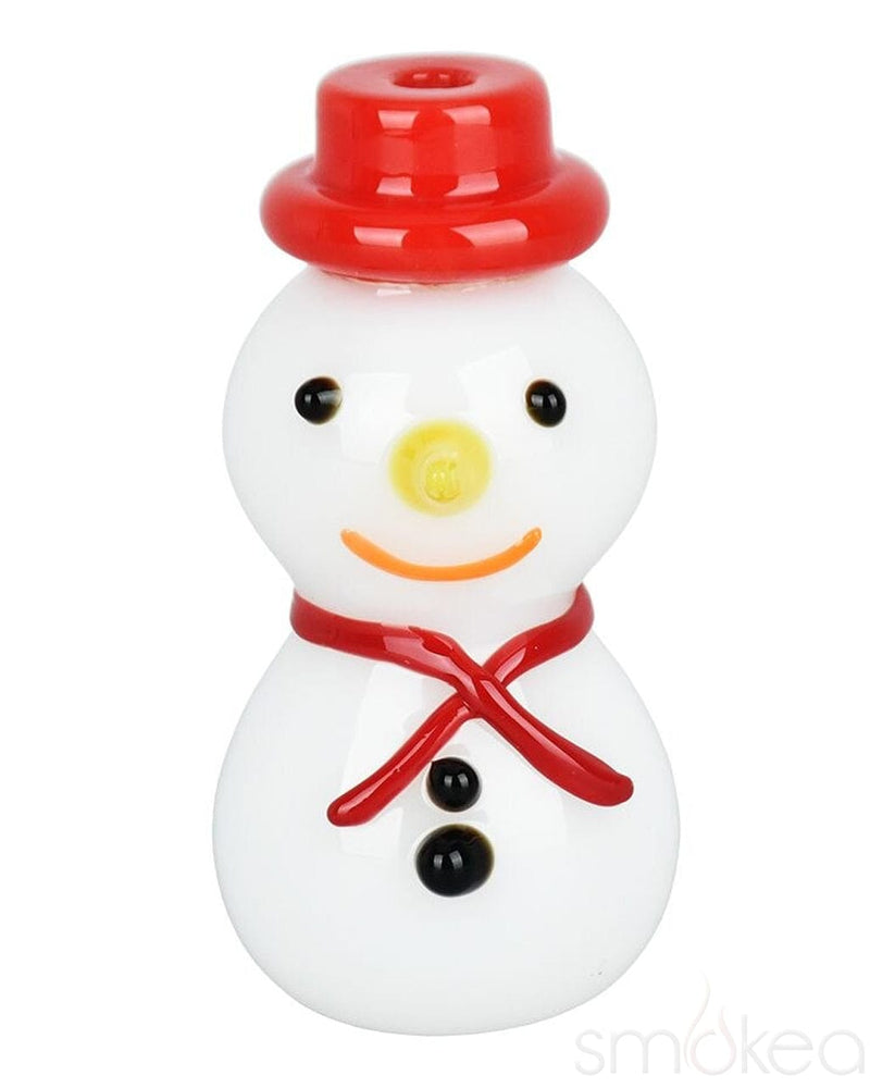 Pulsar Snowman Glass Hand Pipe