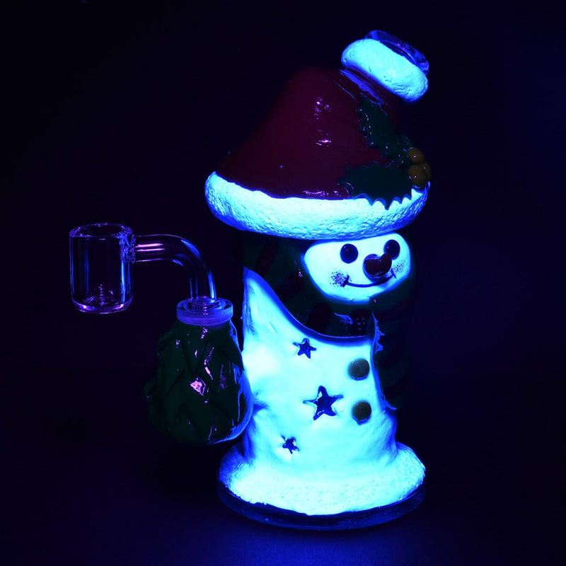 Pulsar Snowman Resin & Glass Dab Rig