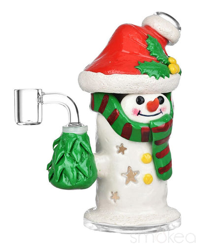 Pulsar Snowman Resin & Glass Dab Rig