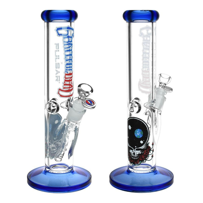 Pulsar x Grateful Dead "Space Your Face" Straight Tube Bong