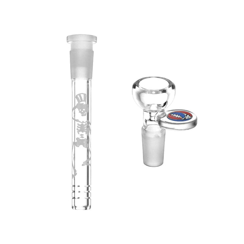 Pulsar x Grateful Dead "Space Your Face" Straight Tube Bong