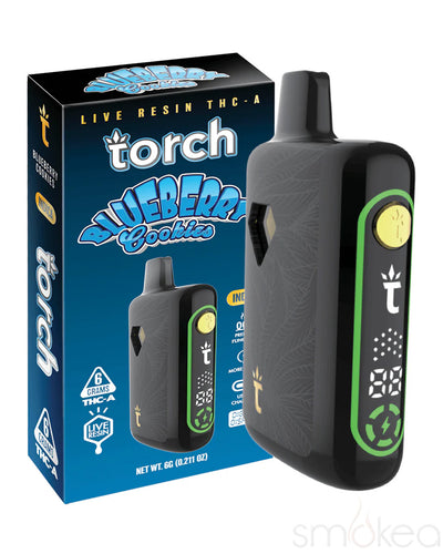 Torch 6g Pulse THCA Live Resin Blend Vape - Blueberry Cookies