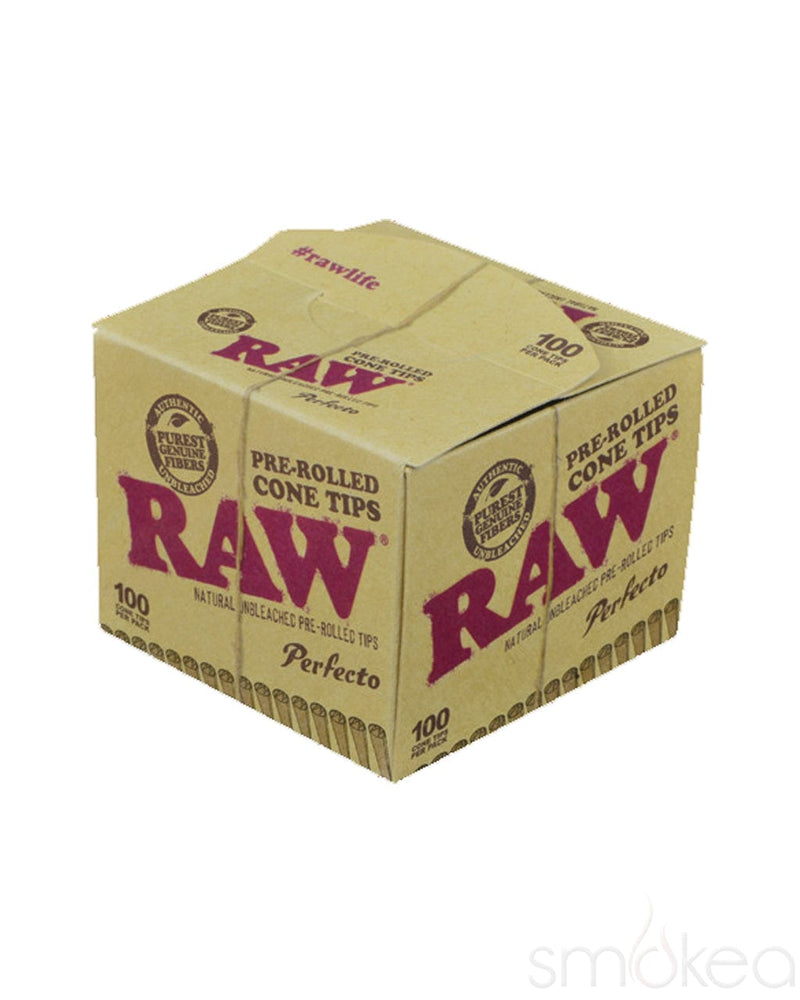 Raw Perfecto Pre-Rolled Cone Tips (100-Pack)