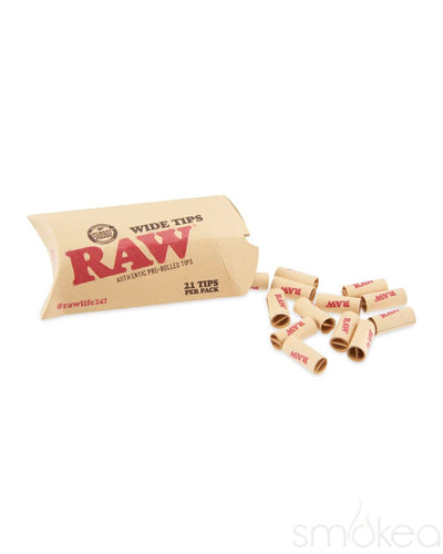 Raw Pre-Rolled Wide Tips